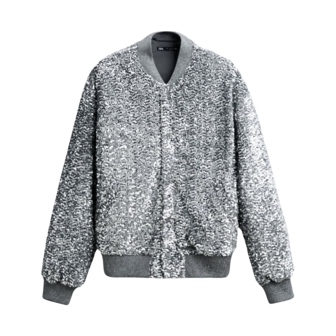 (W) 자라 시퀸드 자켓 실버((W) Zara Sequinned Jacket Silver)