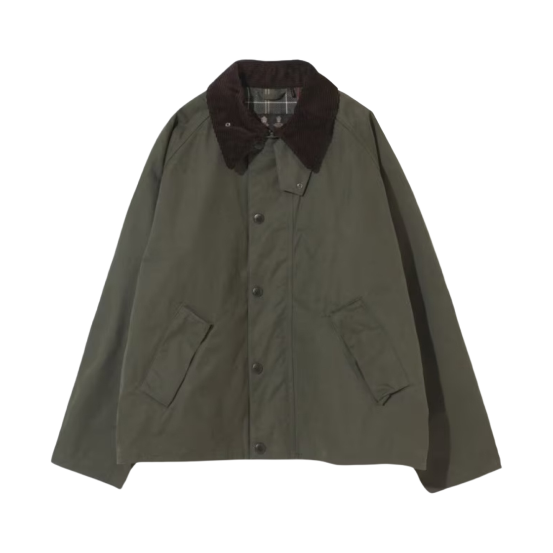 MCA0931SG71 Barbour OS Transport Casual Non-Wax Jacket Sage