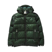 Moncler x 1017 Alyx 9SM Almondy Short Down Jacket Shiny Dark Green - 21FW