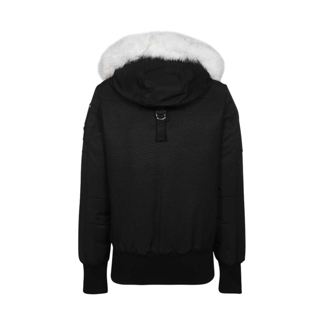 (W) 무스너클 오리지널 데비 봄버 내츄럴 폭스 퍼 블랙((W) Moose Knuckles Original Debbie Bomber Natural Fox Fur Black) - 2