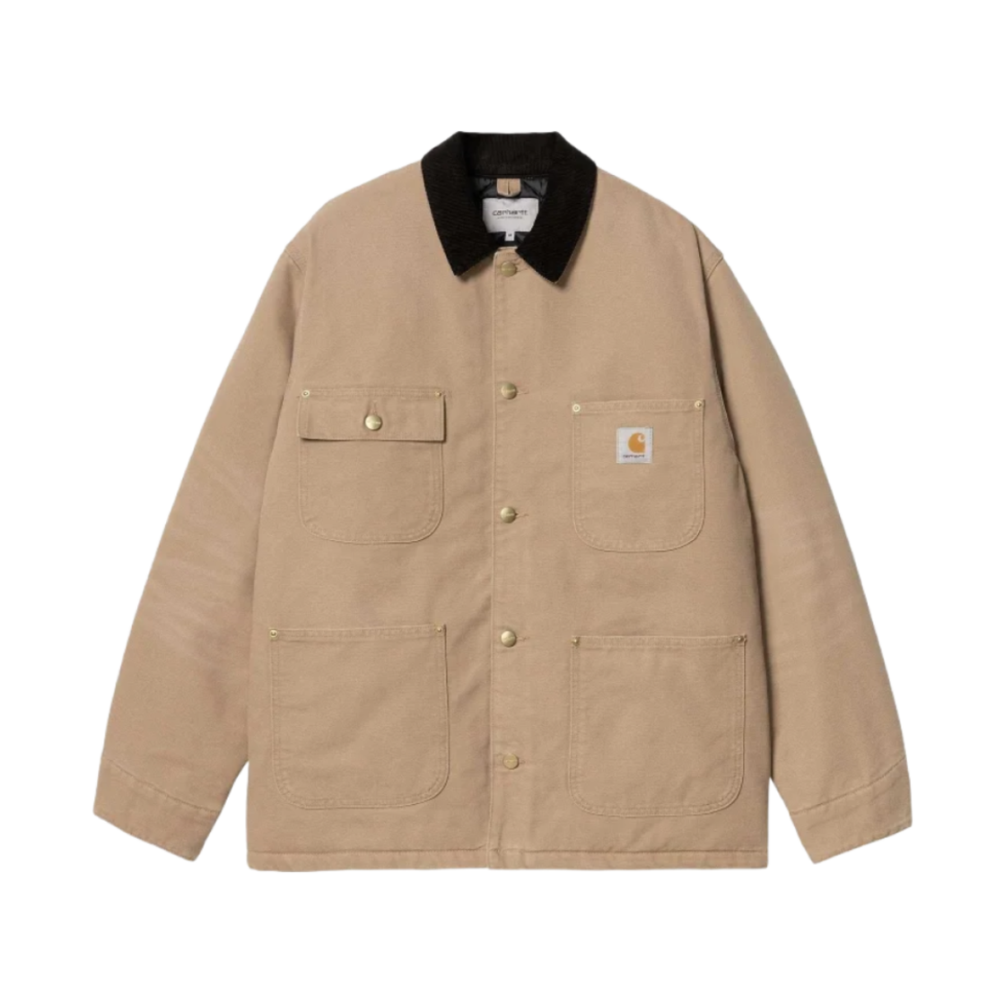 칼하트 WIP OG 초어 코트 피넛 블랙 에이지드 캔버스(Carhartt WIP OG Chore Coat Peanut Black Aged Canvas)