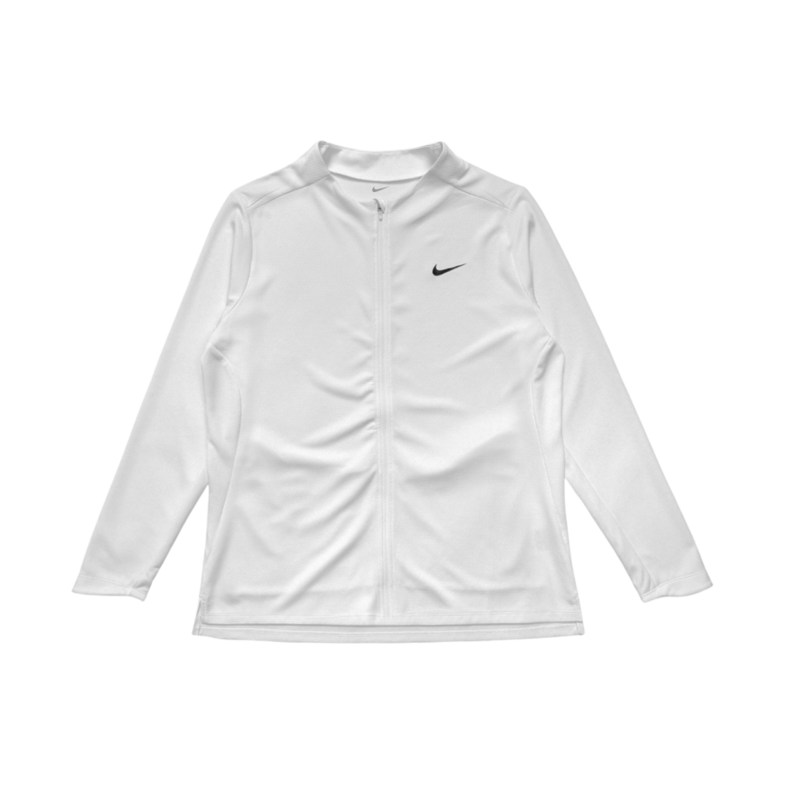 - (W) Malbon Golf x Nike Dri-Fit UV ADV Full Zip Top White
