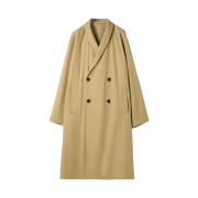 Lemaire Wrap Collar Trench Greige