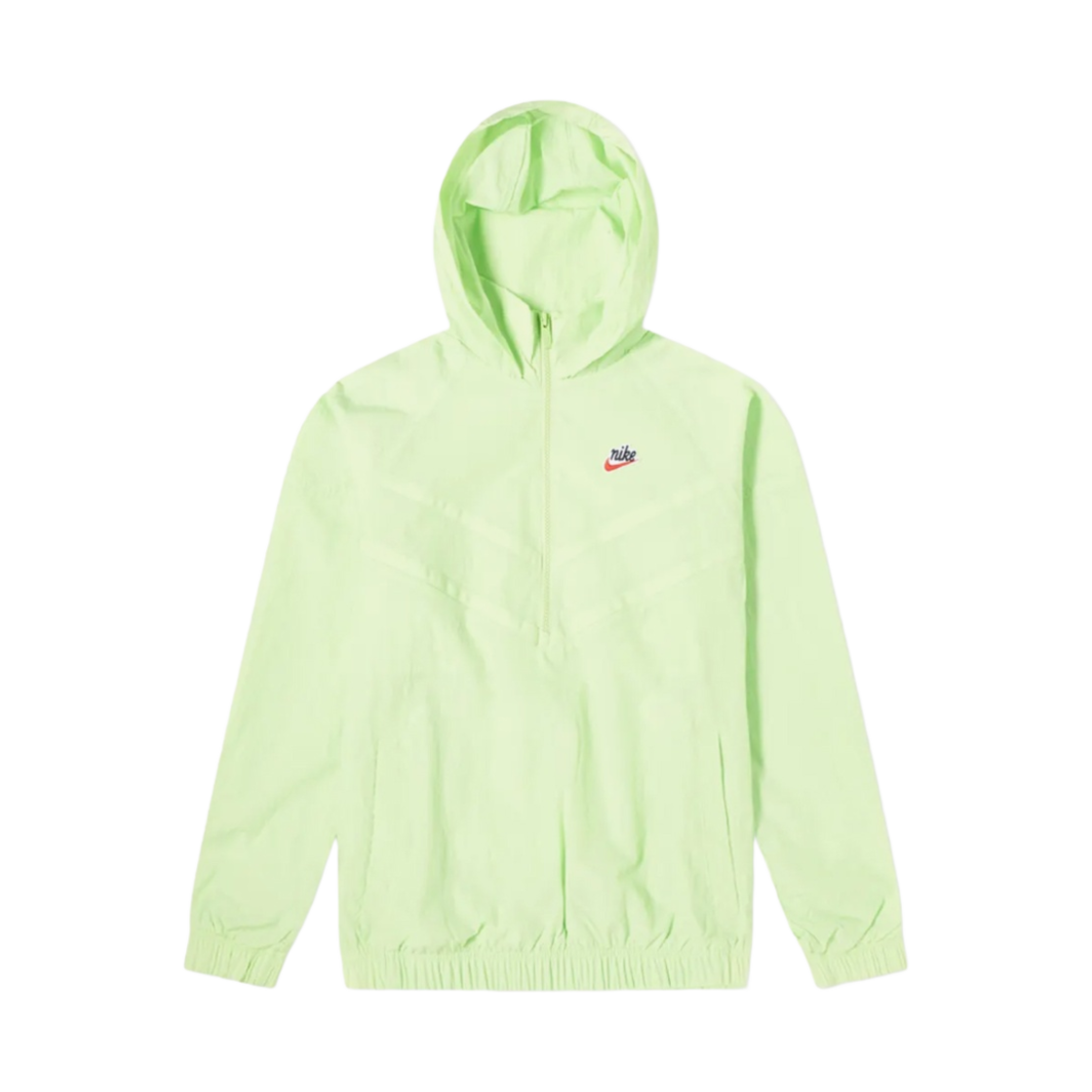 나이키 헤리티지 윈드러너 하프 집 후드 자켓 키 라임 - 아시아(Nike Heritage Windrunner Half Zip Hooded Jacket Key Lime - Asia) - 1