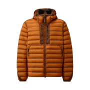 C.P. Company D.D. Shell Goggle Down Jacket Bombay Brown - 24FW