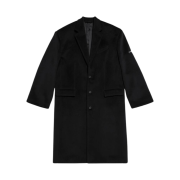 Balenciaga Skater Tailored Coat Black
