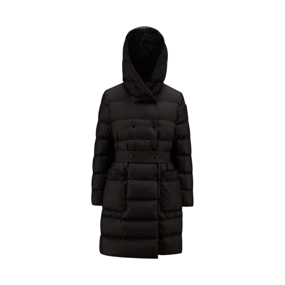 (W) 몽클레르 오비니 롱 다운 자켓 블랙 - 22FW((W) Moncler Aubigny Long Down Jacket Black - 22FW) - 1