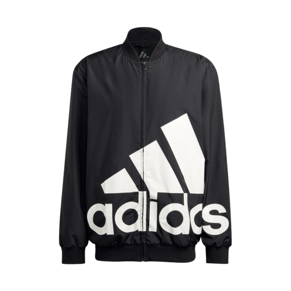 아디다스 에어로레디 에센셜 자이언트 로고 우븐 윈드브레이커 자켓 블랙 - KR 사이즈(Adidas Aeroready Essentials Giant Logo Woven Windbreaker Jacket Black - KR Sizing) - 1