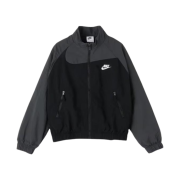 (Kids) Nike NSW Amplify Woven Full Zip Jacket Black Dark Smoke Grey