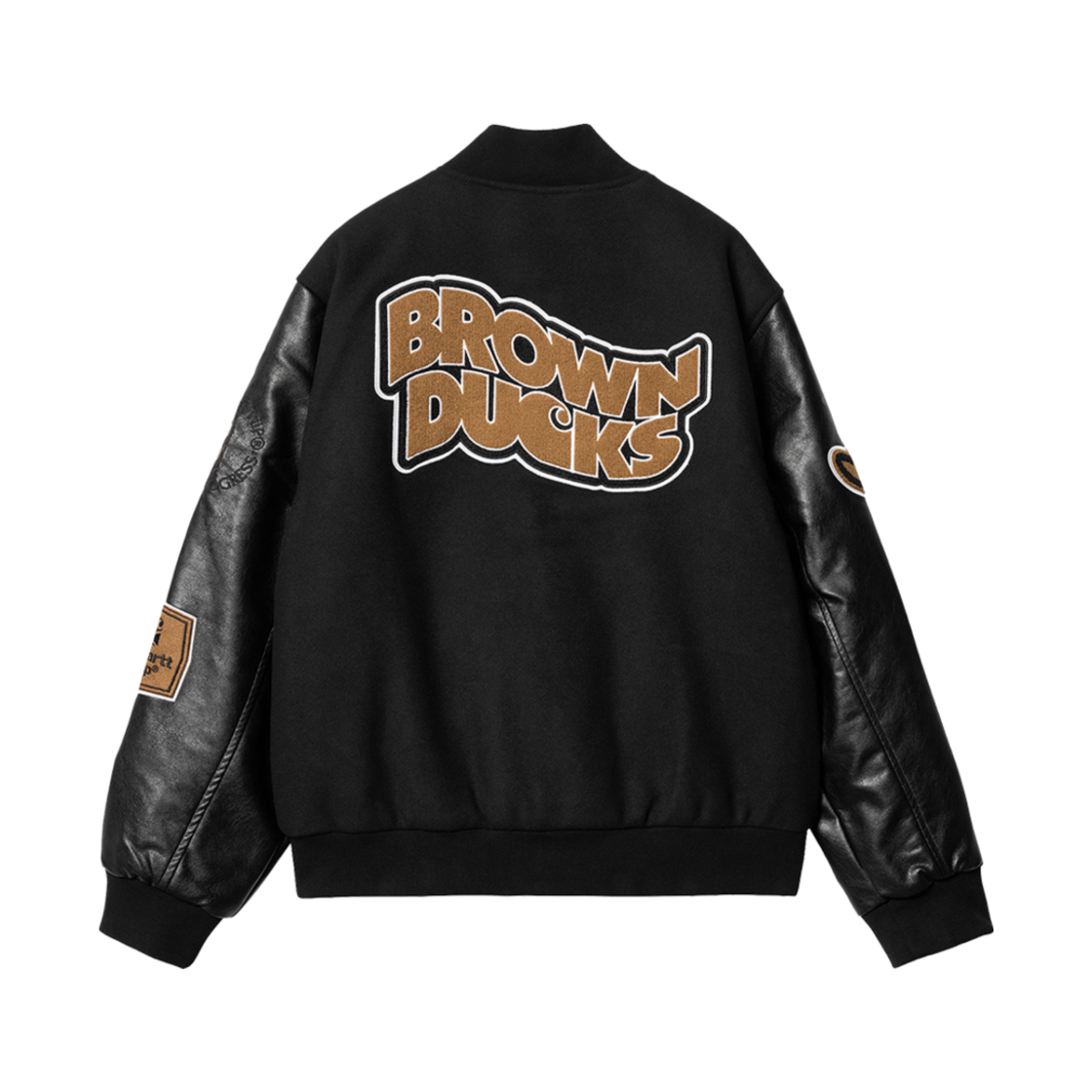 칼하트 WIP 브라운 덕스 봄버 블랙(Carhartt WIP Brown Ducks Bomber Black) - 2