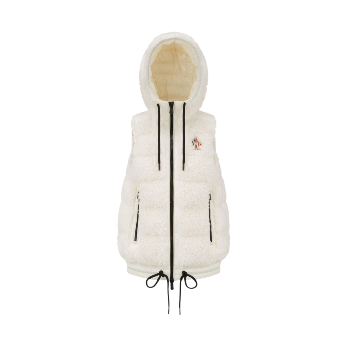 (W) 몽클레르 테디 플리스 베스트 스노우 화이트 - 22FW((W) Moncler Teddy Fleece Vest Snow White - 22FW) - 1