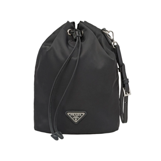 1NE369-R067-F0002/1NS369-R067-F0002 Prada Re-Nylon Drawstring Pouch Black