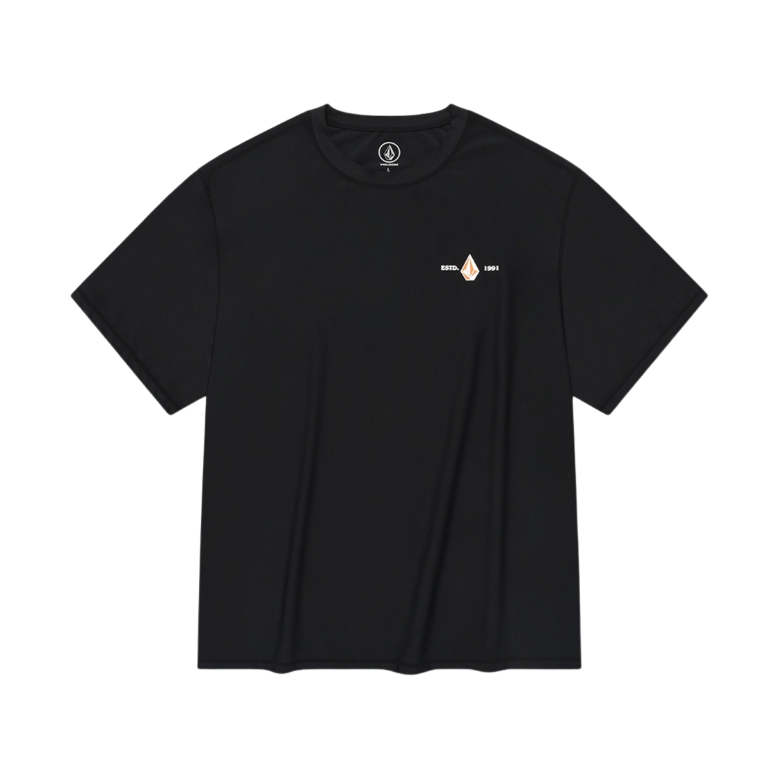 볼컴 메케닉 반팔 래시가드 블랙(Volcom Mechanic Short Sleeve Rash Guard Black)
