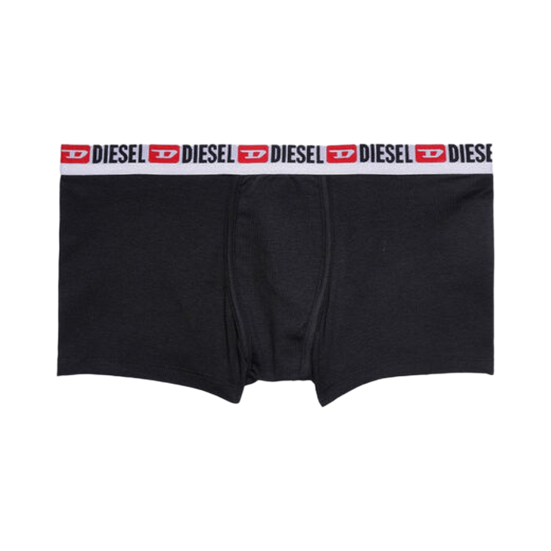 (W) 디젤 Ufpn Mya 로고 웨이스트밴드 쇼츠 블랙