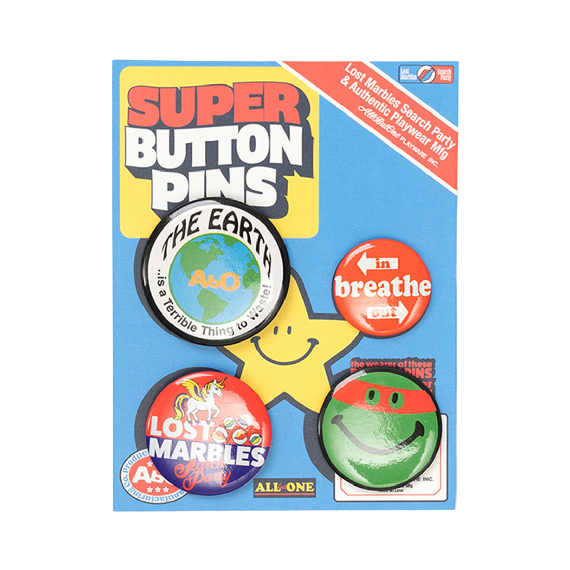 AB25SSUKR004XX ABO Button Pin Realm Pack 4