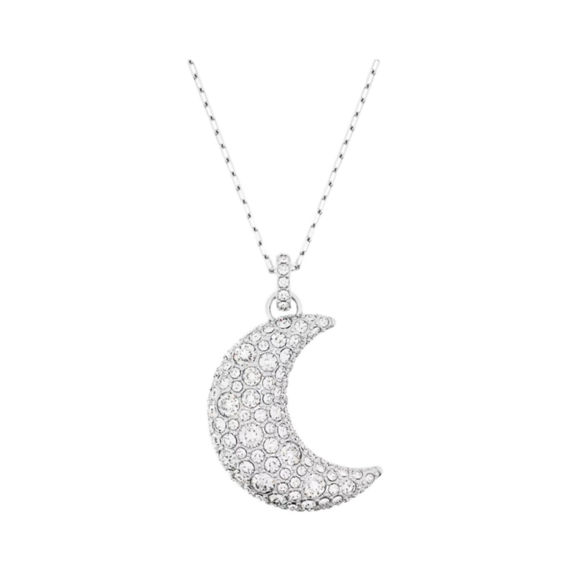 (W) 스와로브스키 루나 펜던트 화이트 로듐 플래팅((W) Swarovski Luna Pendant White Rhodium Plated)