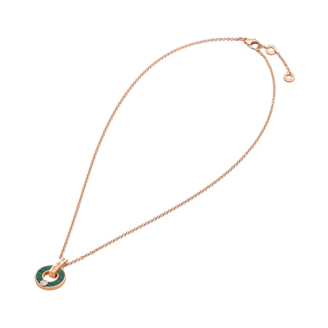 불가리 불가리 네클리스 로즈 골드 말라카이트 다이아몬드(Bulgari Bulgari Necklace Rose Gold Malachite Diamond) - 2