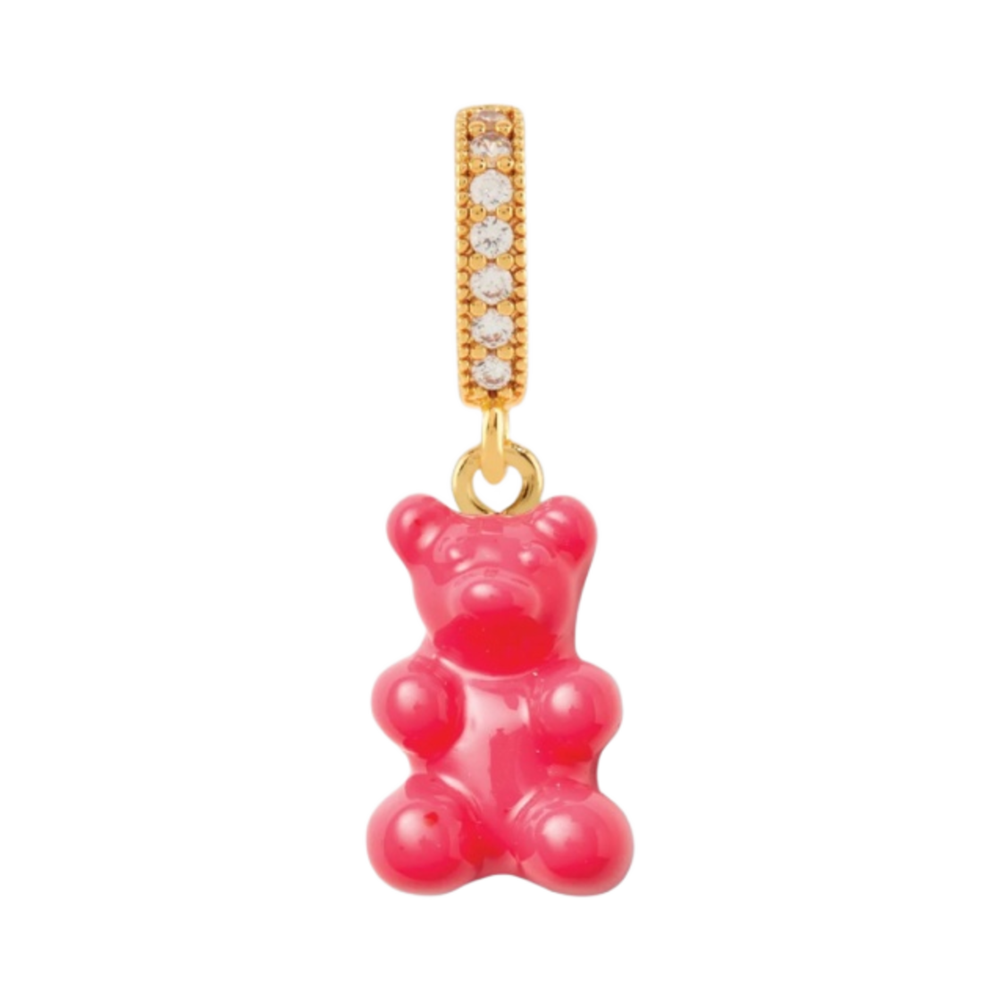 크리스탈 헤이즈 노스텔지아 베어 파베 커넥터 골드 코스모폴리탄(Crystal Haze Nostalgia Bear with Pave Connector Gold Cosmopolitan) - 2