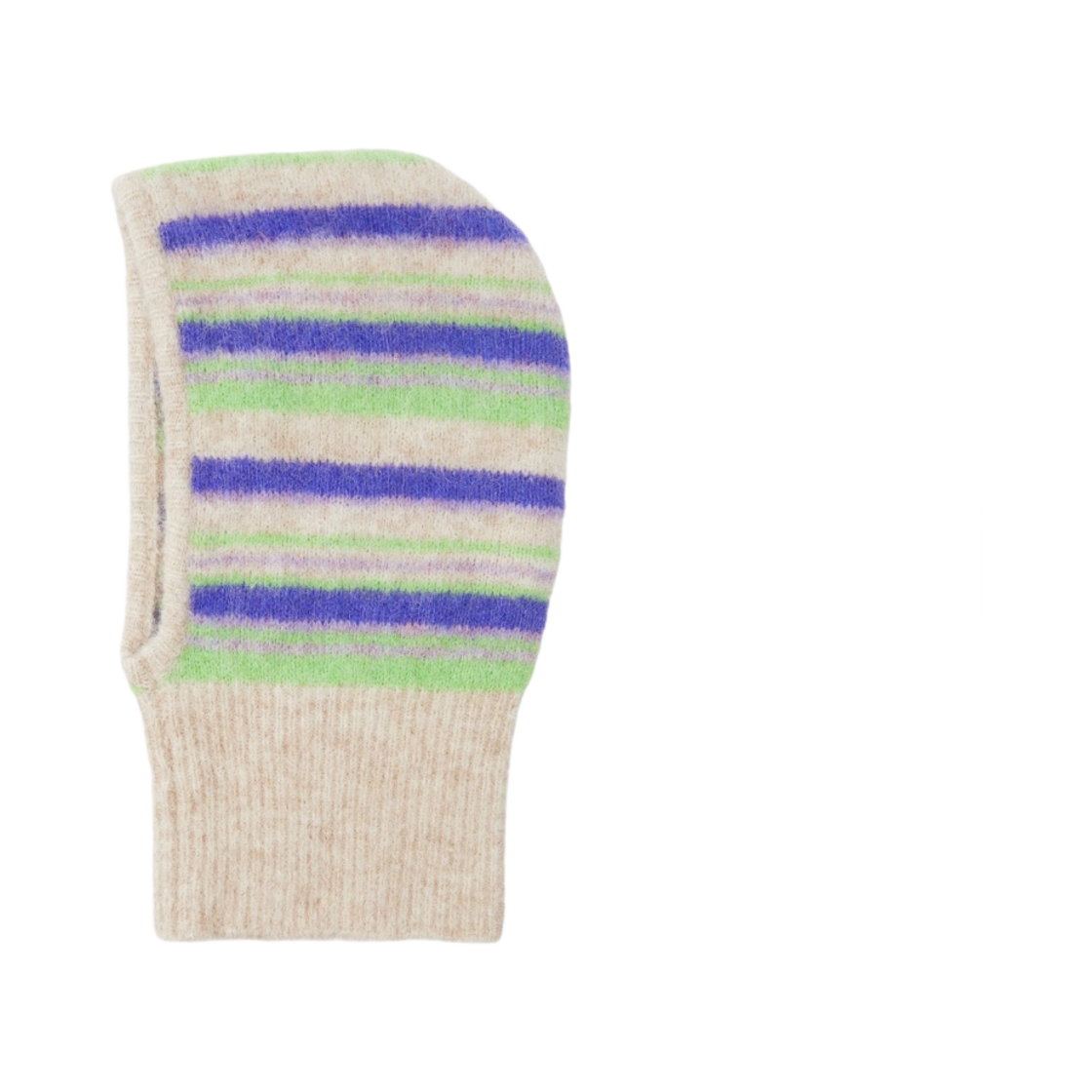 3739/267/330 Zara Stripe Wool Alpaca Balaclava Multicolor