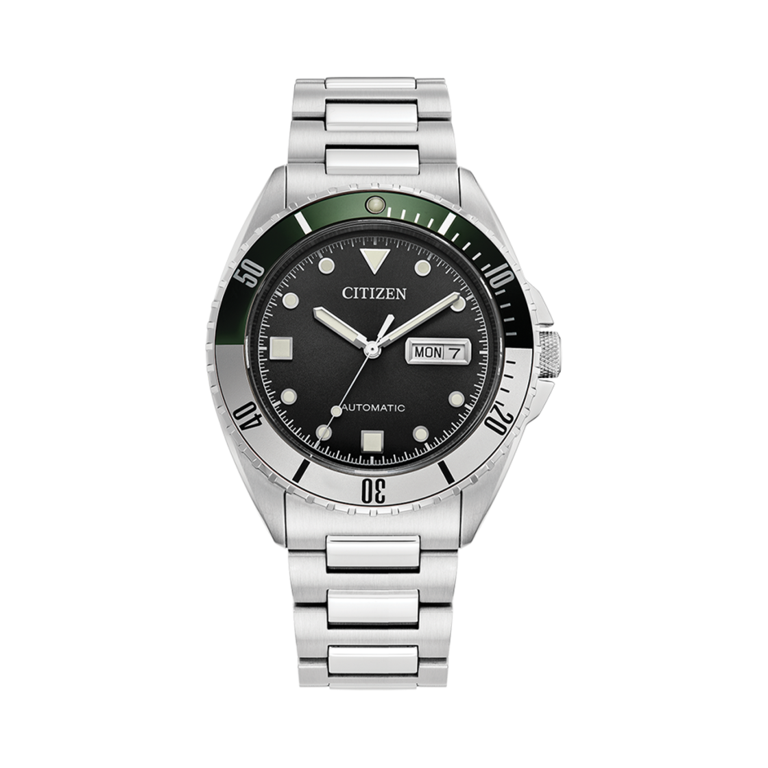 NH7531-50E Citizen Mechanical Automatic 42mm Stainless Steel Black Silver