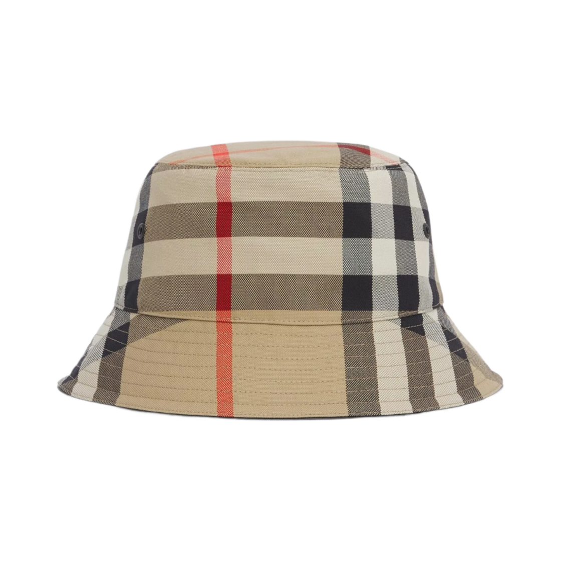 (W) 버버리 체크 코튼 버킷햇 아카이브 베이지((W) Burberry Check Cotton Bucket Hat Archive Beige) - 2