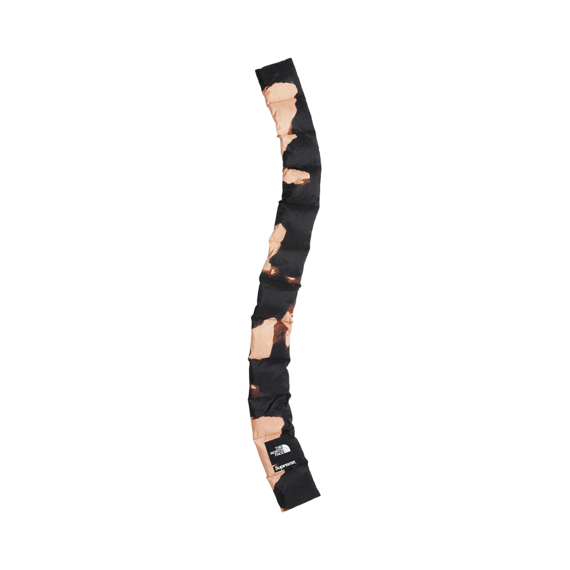 슈프림 x 노스페이스 블리치드 데님 프린트 700-필 다운 스카프 블랙 - 21FW