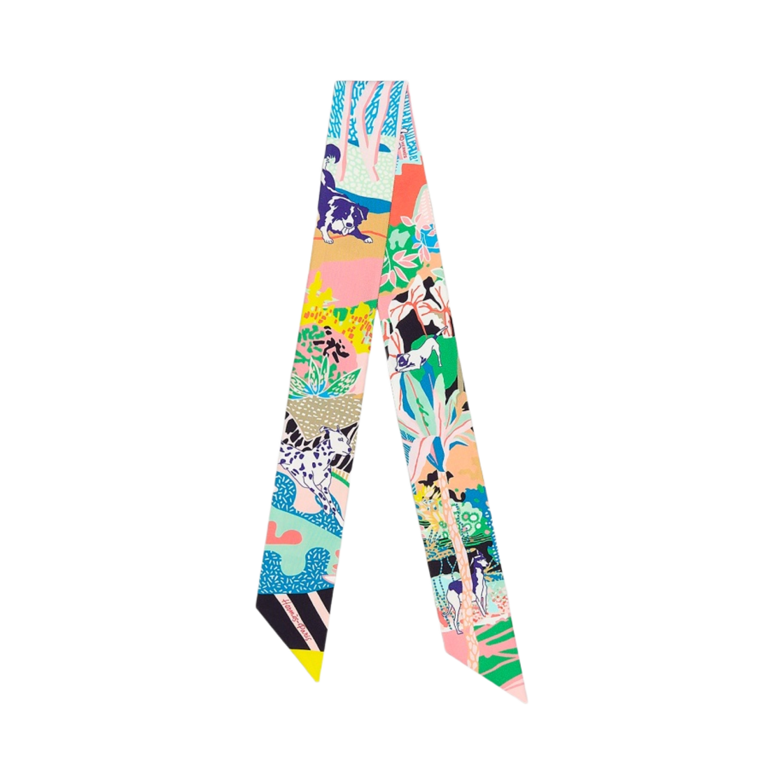 (W) 에르메스 엔 리버트 트윌리 로즈 베르 블루((W) Hermes En Liberte Twilly Rose Vert Bleu) - 1