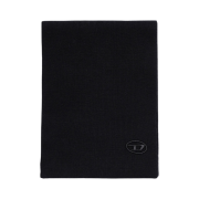 Diesel K-Coder Ribbed Wool Blend Muffler Black