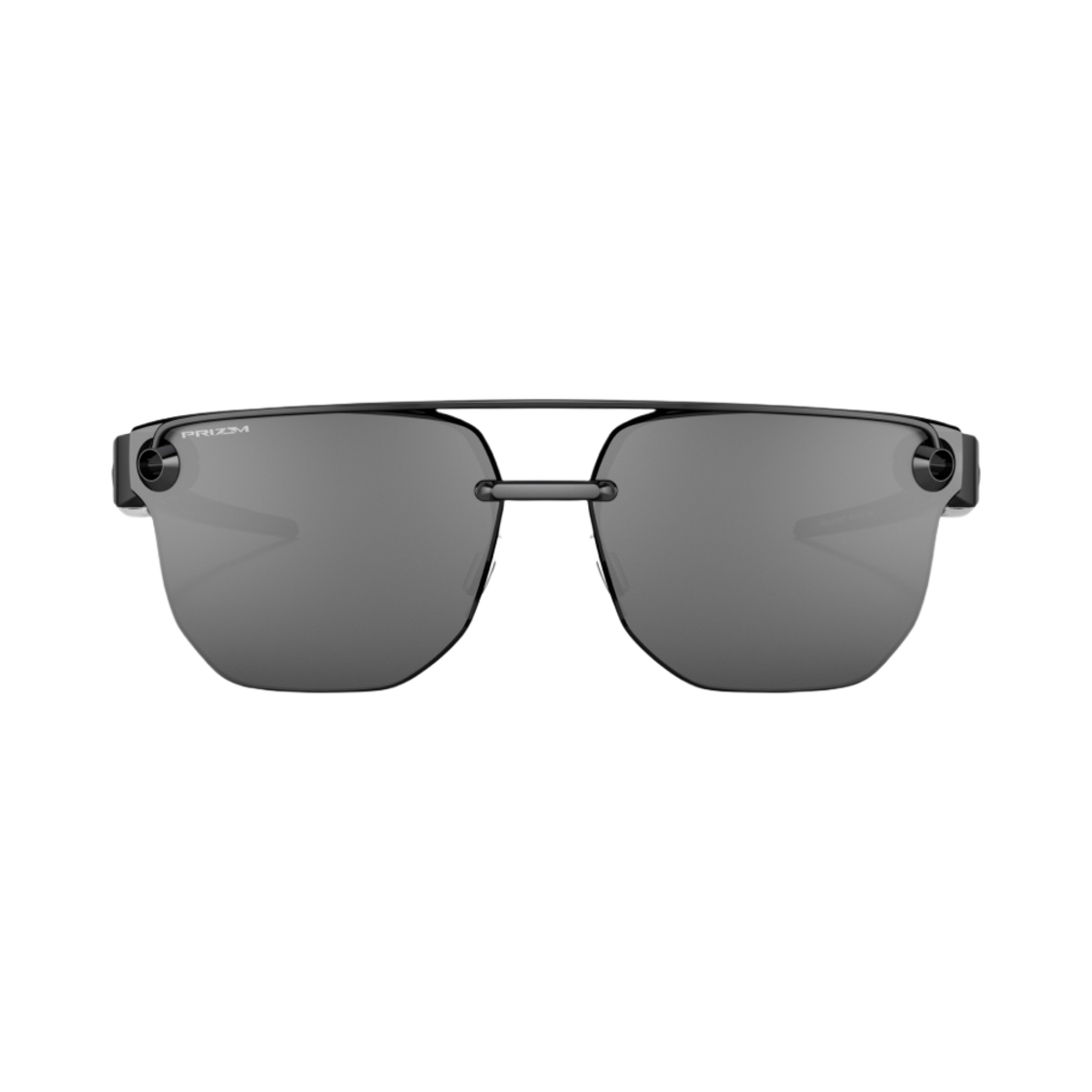 오클리 크리스틀 폴리쉬드 블랙 프레임 프리즘 블랙 렌즈 레귤러 핏(Oakley Chrystl Polished Black Frame Prizm Black Lenses Regular Fit) - 2