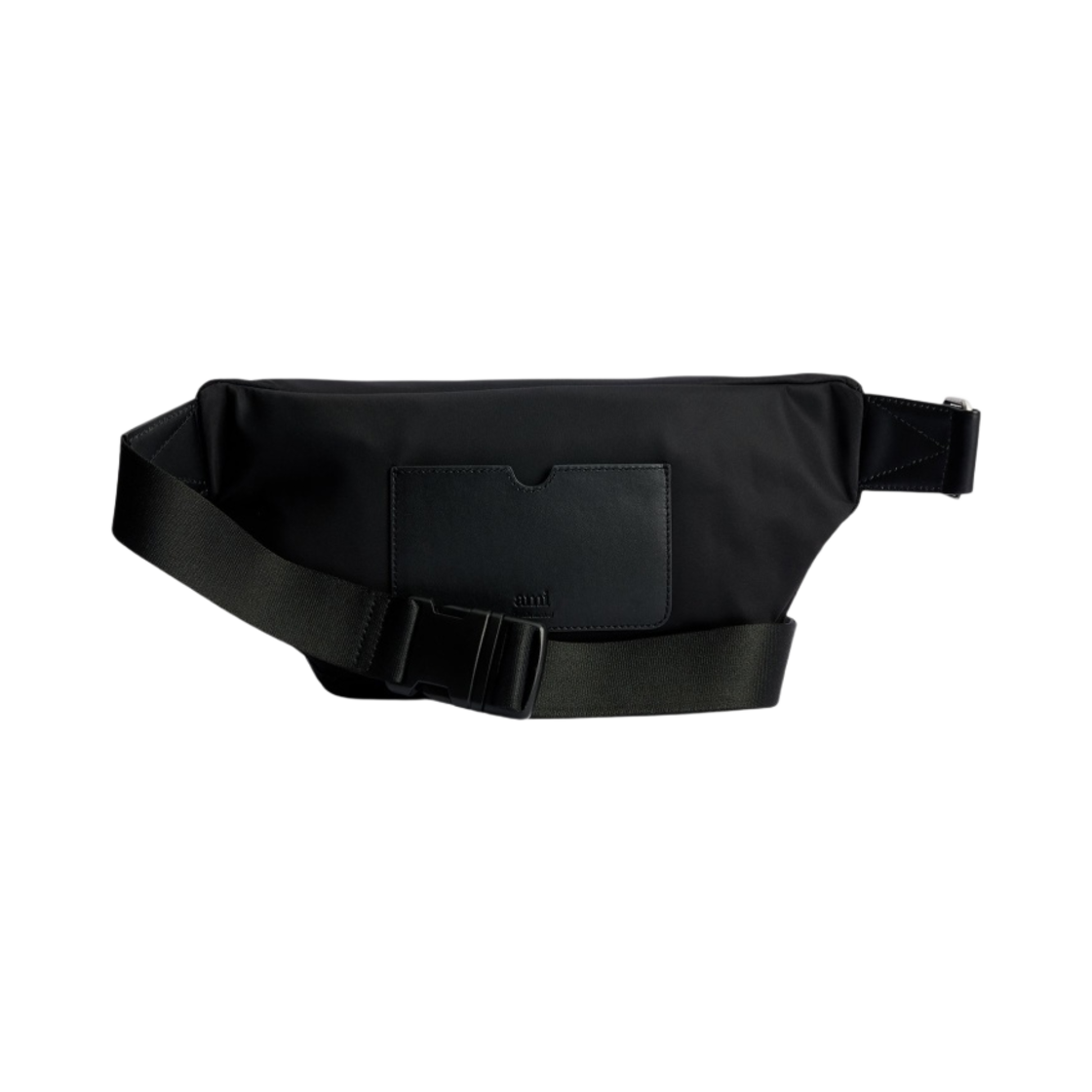 아미 하트 로고 나일론 범백 블랙(AMI de Coeur Nylon Bum Bag Black) - 2