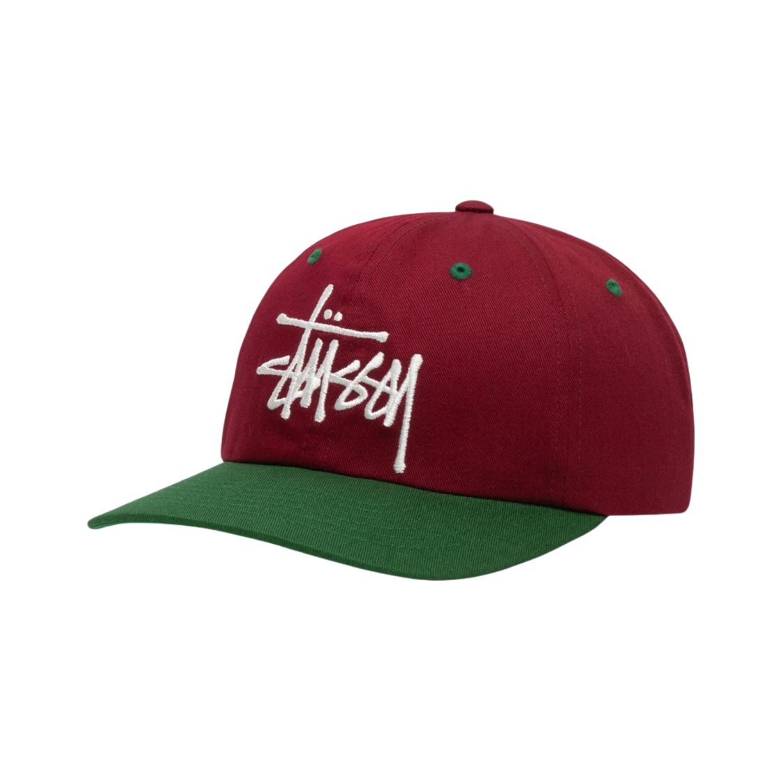 스투시 로우 프로파일 빅 베이직 스냅백 마룬(Stussy Low Profile Big Basic Snapback Maroon) - 2