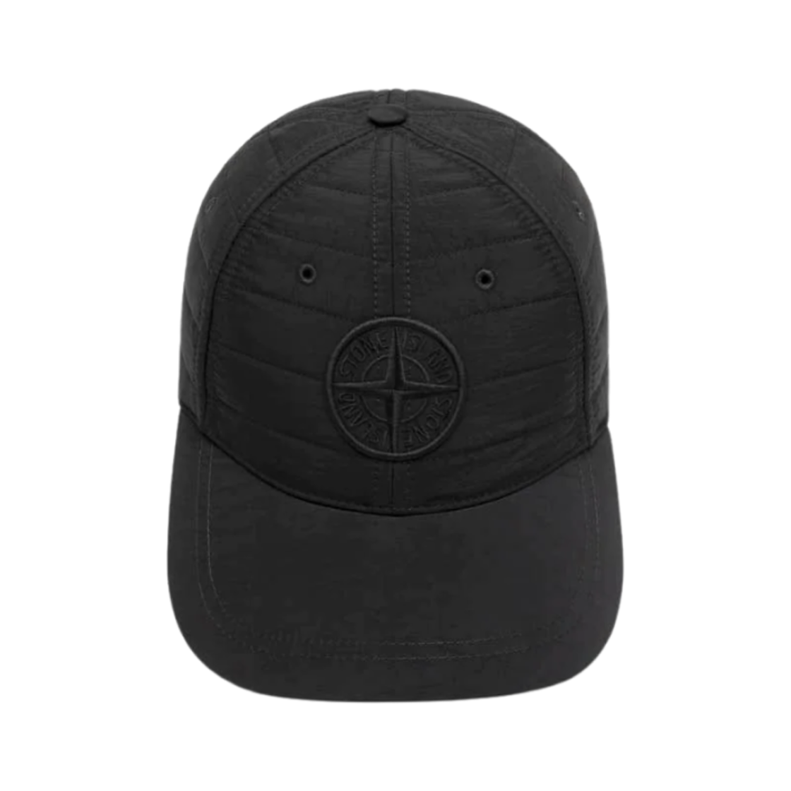 스톤 아일랜드 99776 나일론 메탈 6-패널 캡 블랙 - 22FW