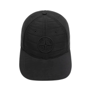 Stone Island 99776 Nylon Metal 6-Panel Cap Black - 22FW