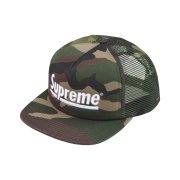 Supreme Underline Mesh Back 5-Panel Woodland Camo - 24FW