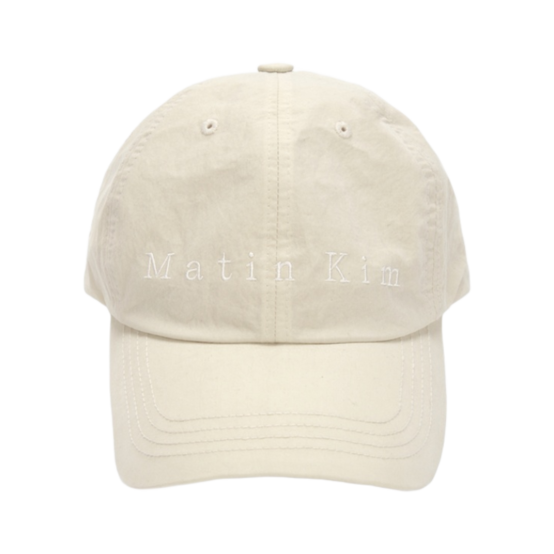 - Matin Kim Matin Typo Ball Cap Beige