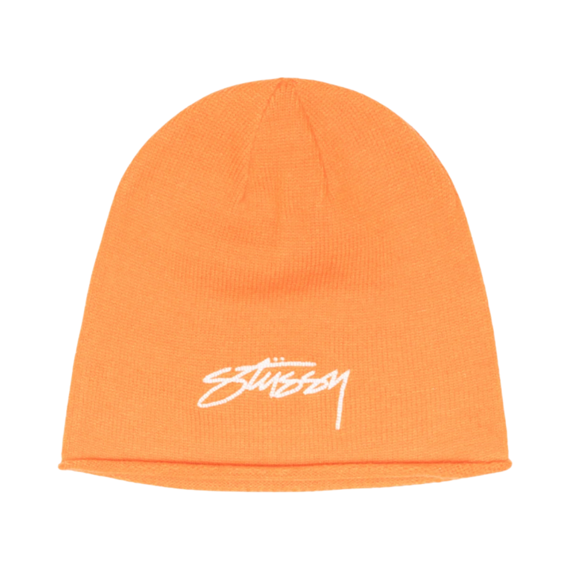 1321207 Stussy Skullcap Chain Stitch Rolled Edge Orange