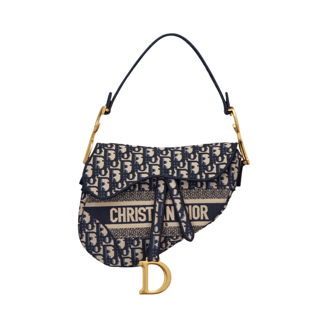 디올 새들백 블루 디올 오블리크 자카드