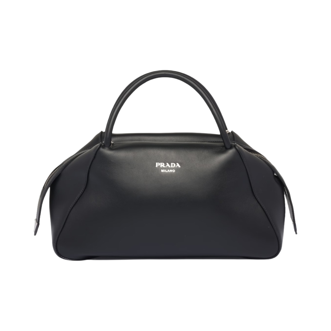 프라다 레더 슈퍼노바 미디움 핸드백 블랙(Prada Leather Supernova Medium Handbag Black) - 1