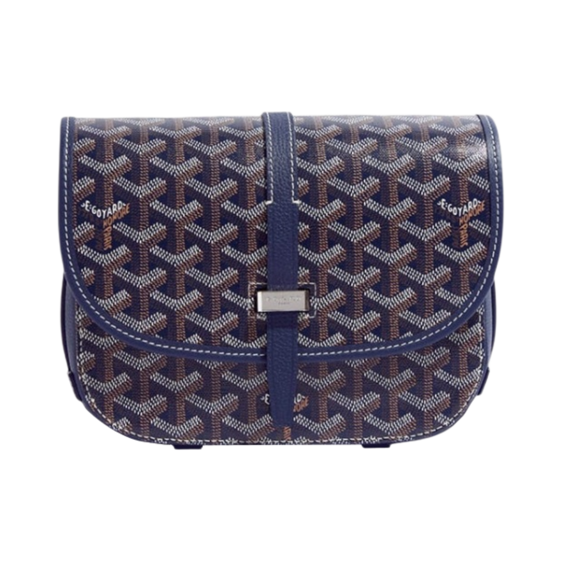 AMABELVEDERE3-PM-12 Goyard Belvedere PM Bag Navy - #2
