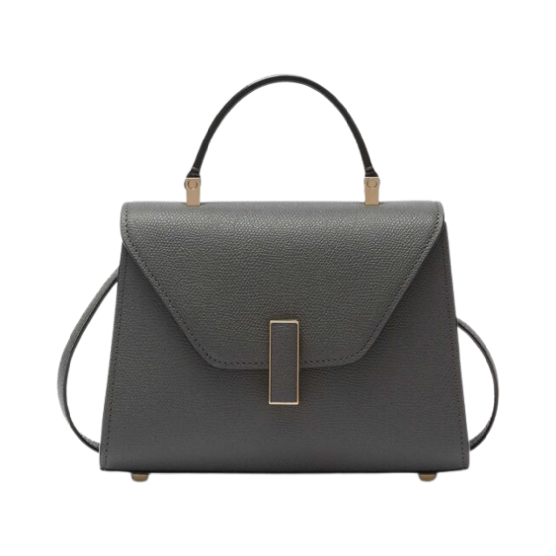 발렉스트라 이지데 크로스바디 마이크로 백 스모키 그레이(Valextra Iside Crossbody Micro Bag Smokey Grey)