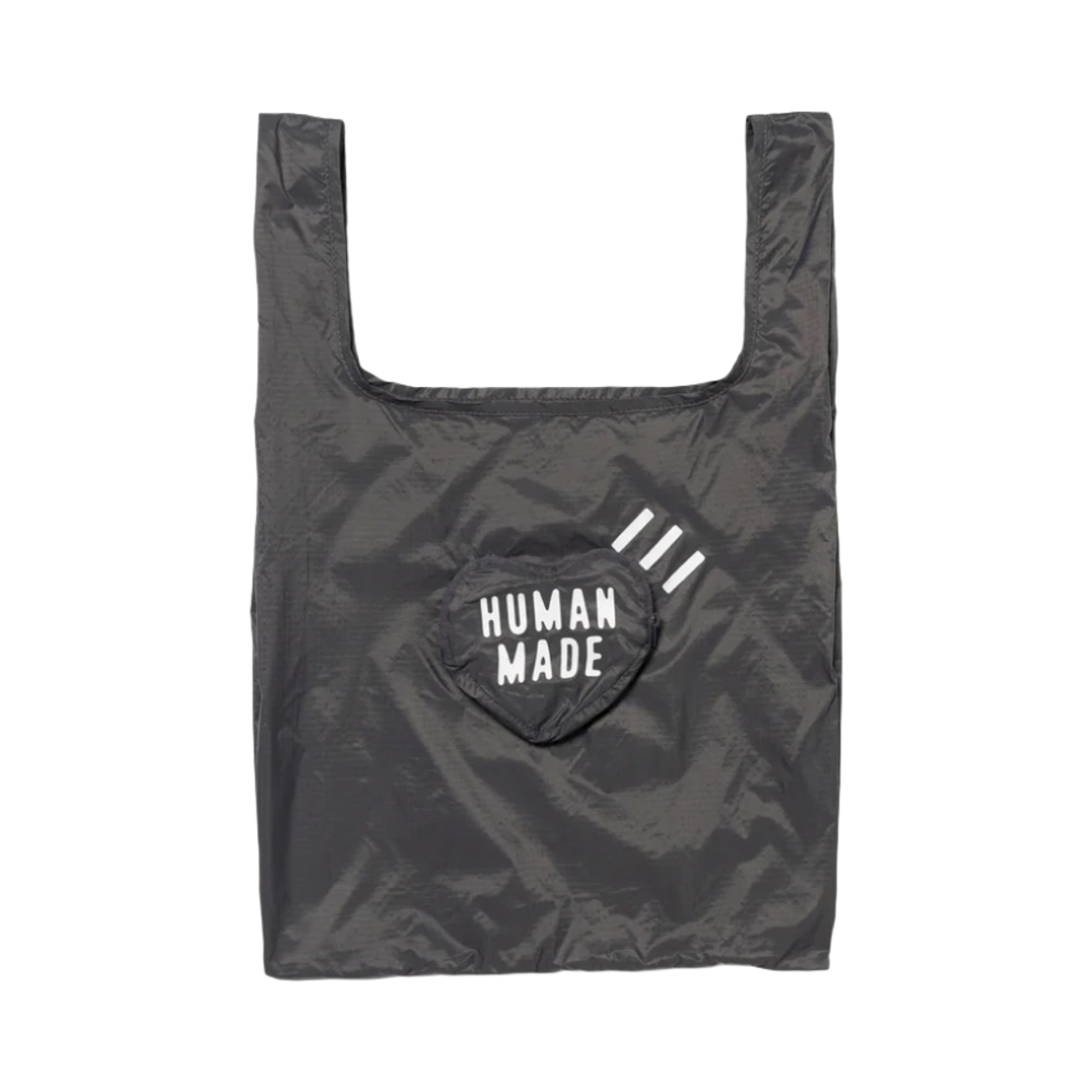 HM27GD048 Human Made Heart Shopper Bag Gray