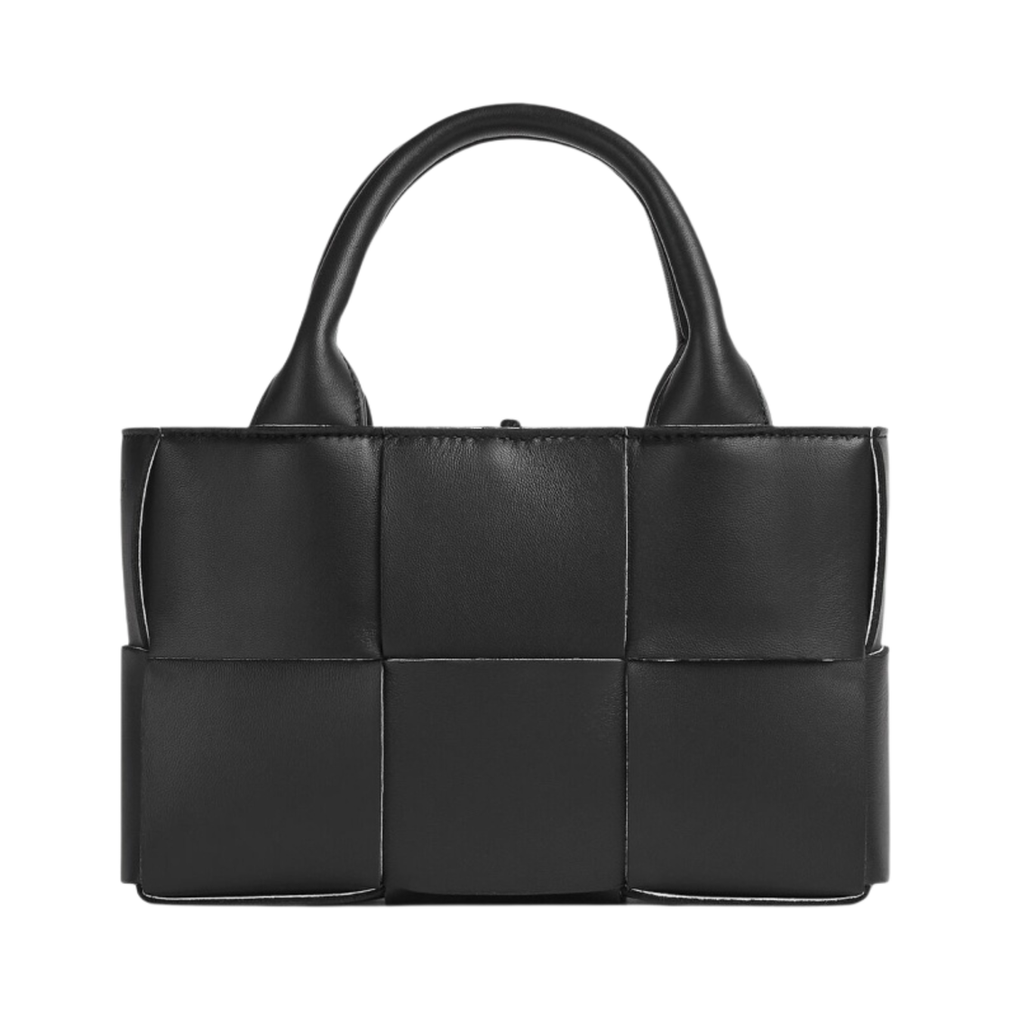 보테가 베네타 캔디 아르코 토트백 블랙 화이트(Bottega Veneta Candy Arco Tote Bag Black White) - 1