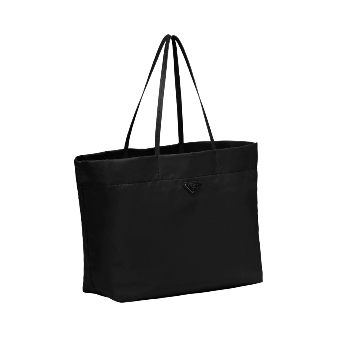 프라다 리나일론 사피아노 레더 토트백 블랙(Prada Re-Nylon Saffiano Leather Tote Bag Black) - 2