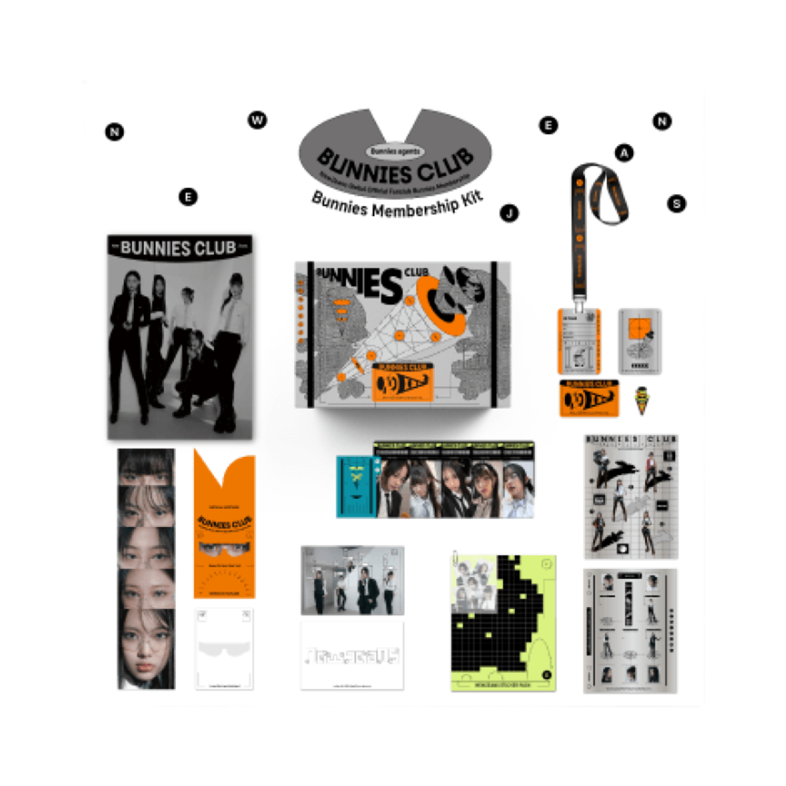 뉴진스 버니즈 멤버십 키트(NewJeans Bunnies Membership Kit)