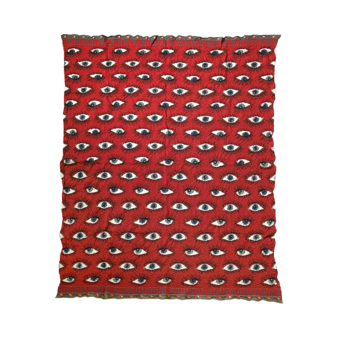 K2410XG539 Kapital Felted Wool Speakeasy Blanket Red