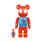 Bearbrick Marvel Spider-Man Scarlet Spider 100% & 400% Set