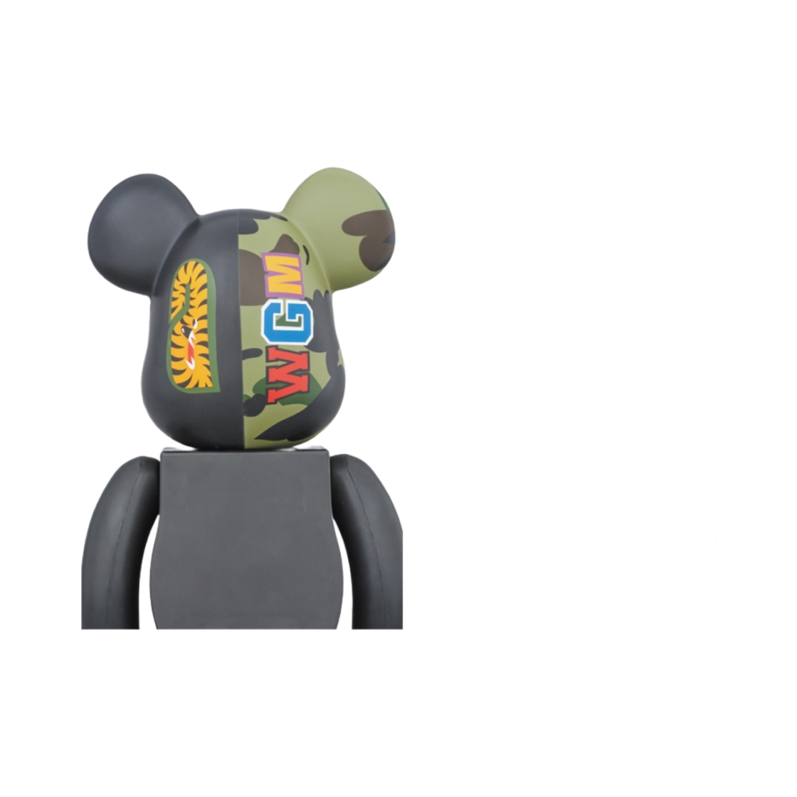 베어브릭 x 베이프 퍼스트 카모 샤크 100% 블랙(Bearbrick x BAPE 1st Camo Shark 100% Black) - 2