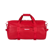 Supreme Leather Duffle Bag Red - 23FW