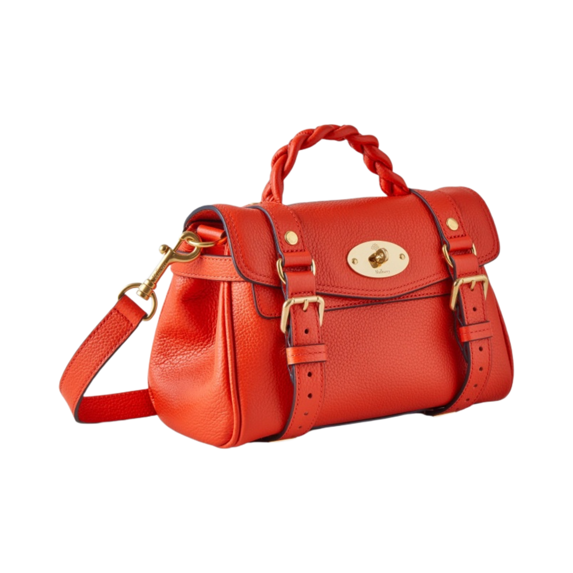 멀버리 스몰 클래식 그레인 미니 알렉사 코랄 오렌지(Mulberry Small Classic Grain Mini Alexa Coral Orange) - 2