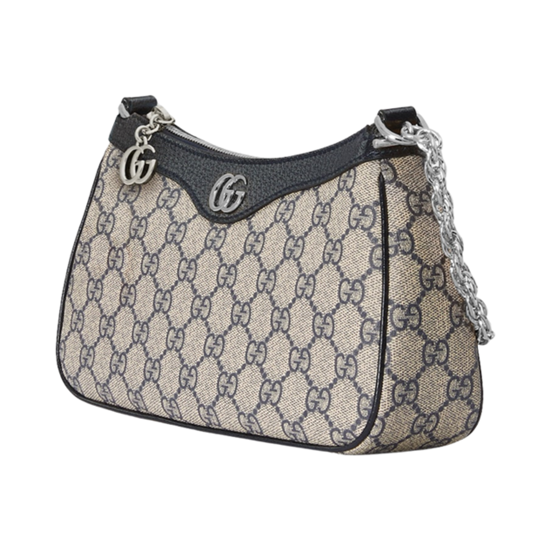 구찌 오피디아 GG 스몰 핸드백 베이지 블루 슈프림(Gucci Ophidia GG Small Handbag Beige Blue Supreme) - 2
